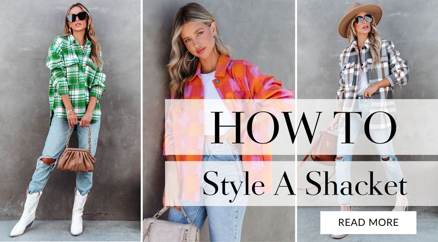 4 ways to style a leather shacket