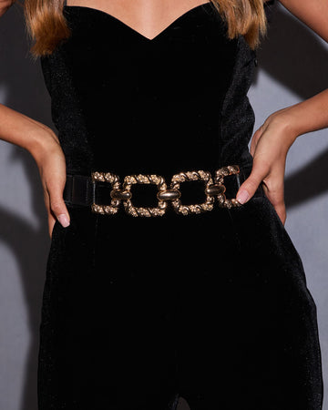Golden Elm Chain Link Waist Belt