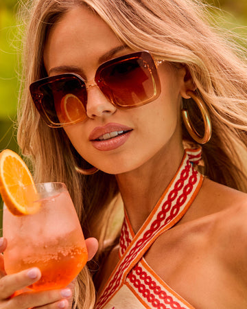 Vacation Era Square Frame Sunglasses