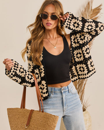Remmi Crochet Cardigan