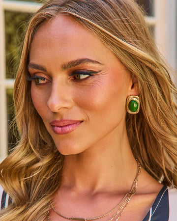 Rich Romance Gemstone Earrings