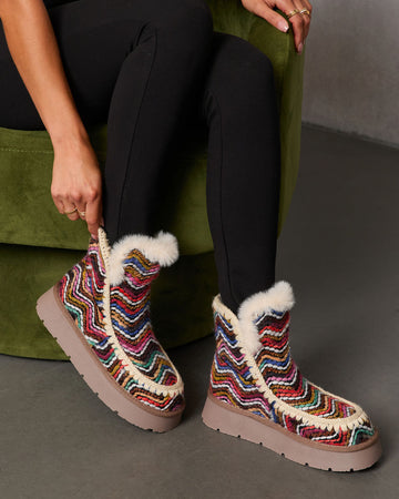 Joppie Faux Suede Fur Lined Booties