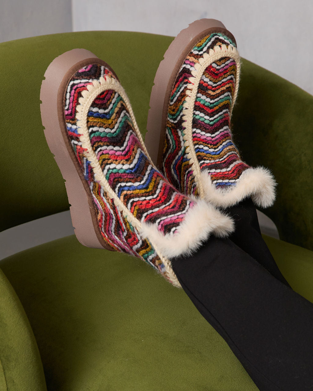 Joppie Faux Suede Fur Lined Booties – VICI