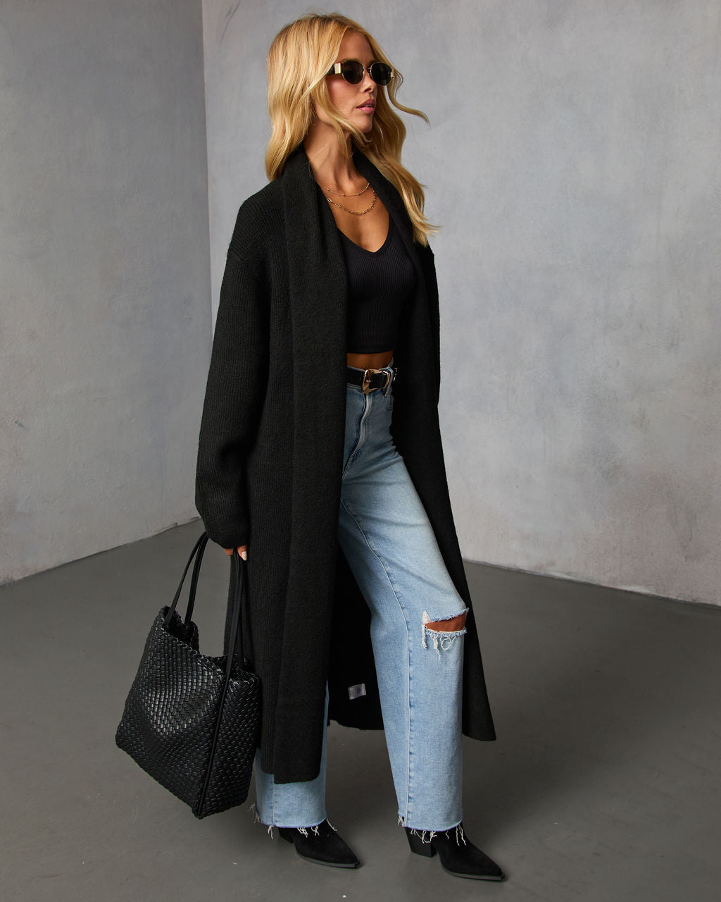 Lana Pocketed Duster Cardigan – VICI