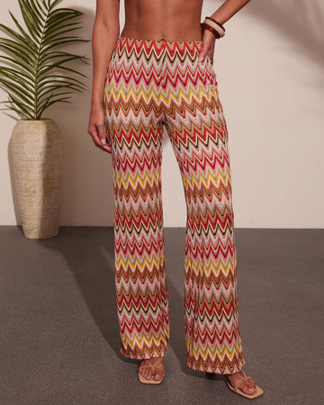 Paradise Ease Knit Flare Leg Pants