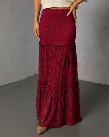 Alene Lace Maxi Skirt