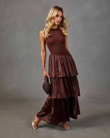 Love Affair Tiered Maxi Dress