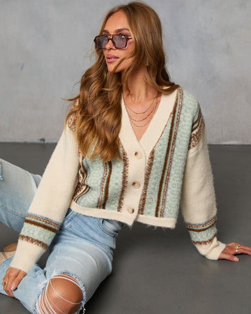 Emberglow Colorblock Cardigan