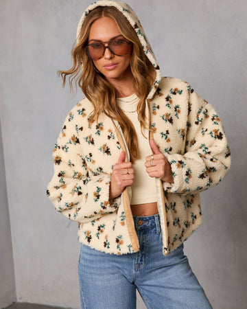 Marayla Sherpa Print Standard Jacket