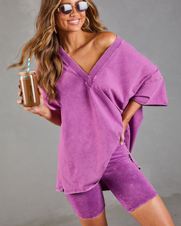 Modern Pulse Reversible Oversized Tee