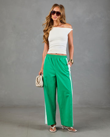 Marsin Side Striped Track Pants