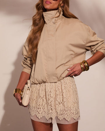 Desert Dreamer Lace Mini Skort
