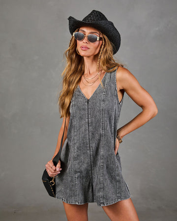 Free Roam Relaxed Cotton Romper
