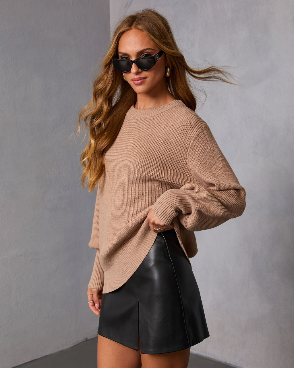 【最終値下げ】bibiy. LILLIAN BALLOON KNIT Baby It's You Knit Balloon Sleeve Pullover Sweater – VICI