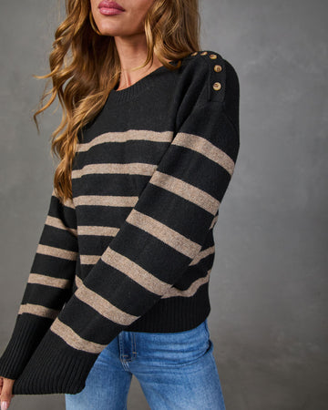 Aster Striped Knit Sweater