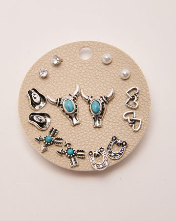 Rancher Chic Western Earring Set