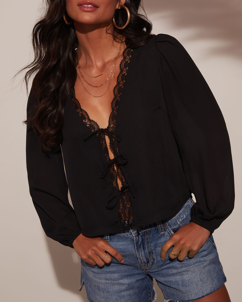 Alonso Lace Trim Top – VICI