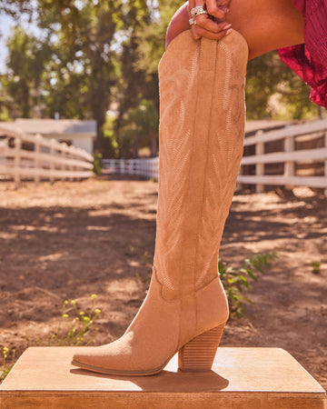 Bronco Western Knee High Boots