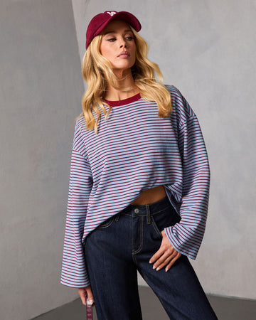 Korena Knit Striped Top