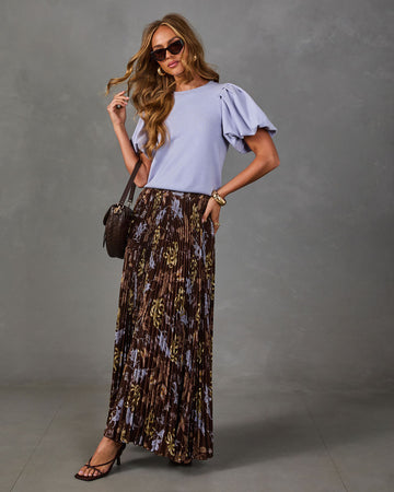 Charming Bliss Knit Puff Sleeve Top