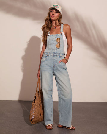 Summer Tide Denim Overalls