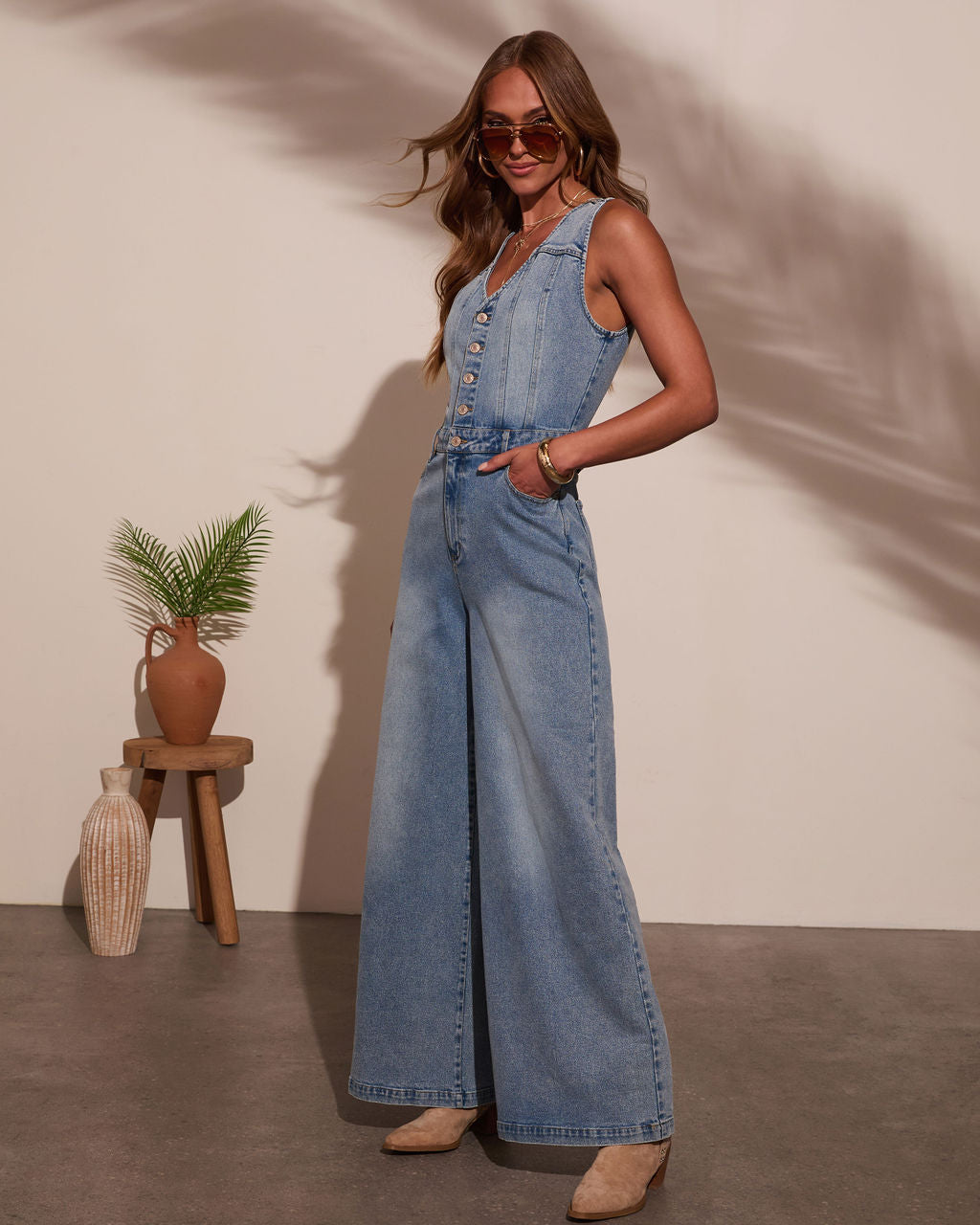Ziggy Denim Jumpsuit – VICI
