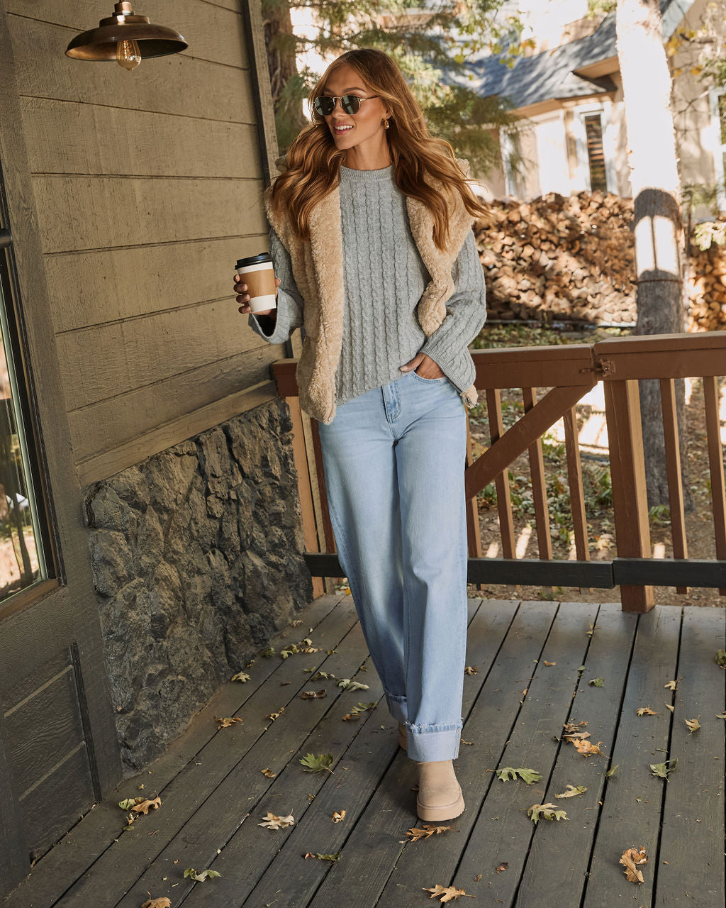 Gather Together Shearling Vest – VICI