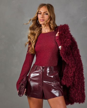 Special Place Glitter Knit Top