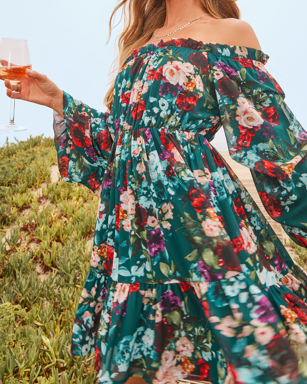 Romance Me Floral Babydoll Mini Dress – VICI