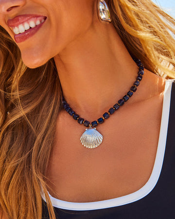 Ocean Honey Seashell Charm Necklace