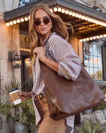 Barlow Leather Slouchy Tote