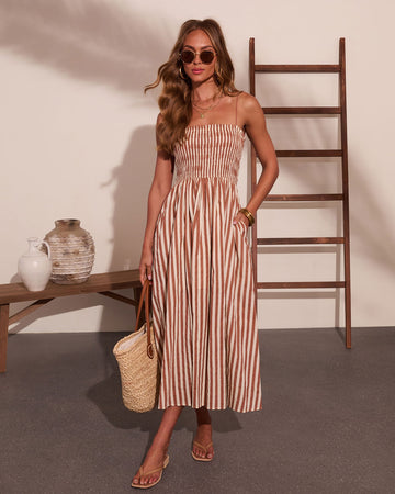 Sandbar Social Striped Midi Dress