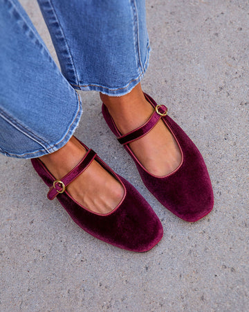 Still Yours Velvet Ballet Flats