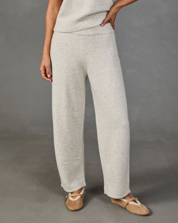 Plush Reverie Knit Barrel Pants