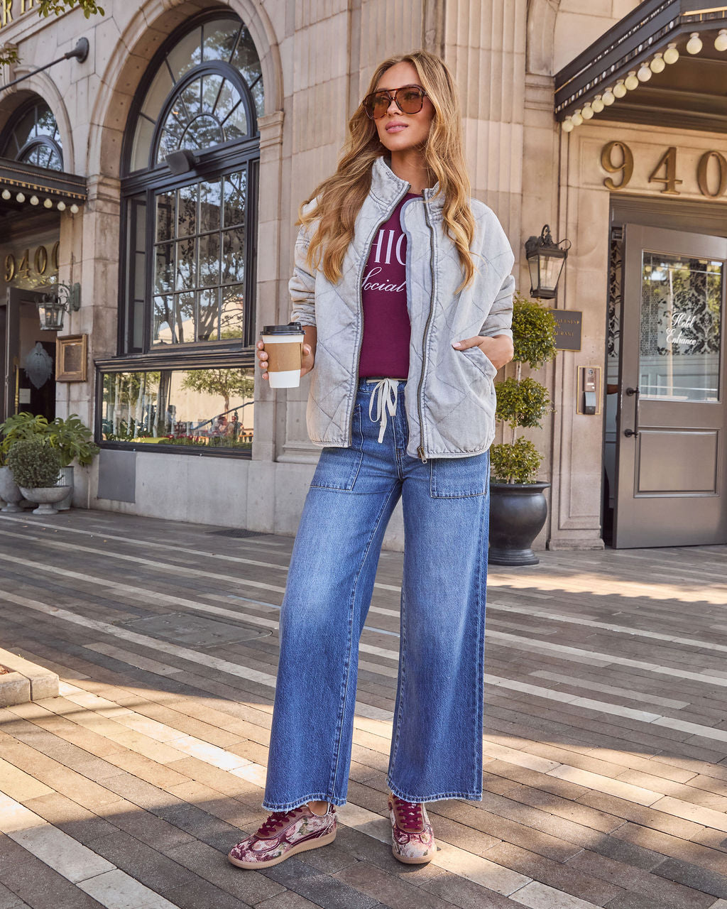 Xander Quilted Denim Jacket – VICI