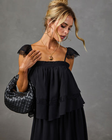 Izzy Lace Trim Tank Sleeveless Top