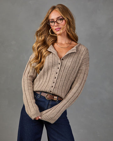 Collected Moments Ribbed Knit Cardigan