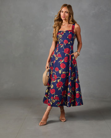 Ivy Garden Floral Maxi Dress
