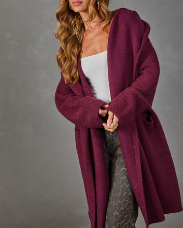 Vianca Knit Hooded Cardigan