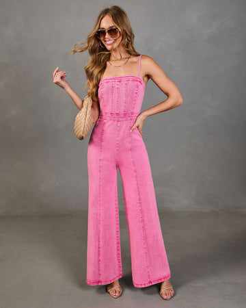 Trendsetter Denim Jumpsuit