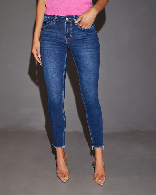 Karisma Mid Rise Cropped Skinny Jeans