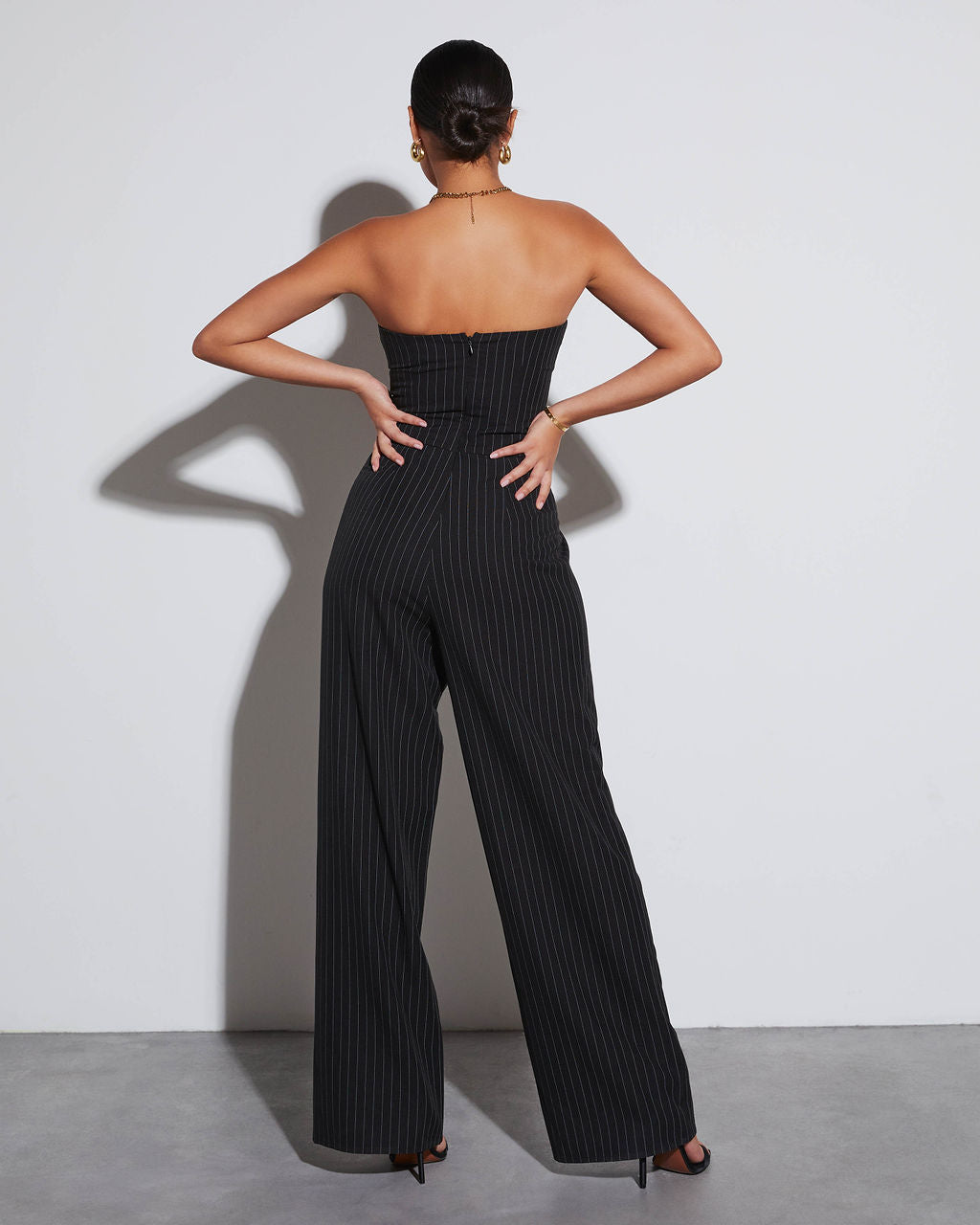 Midnights Strapless Pinstripe Jumpsuit VICI