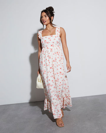 Cottagecore Floral Maxi Dress
