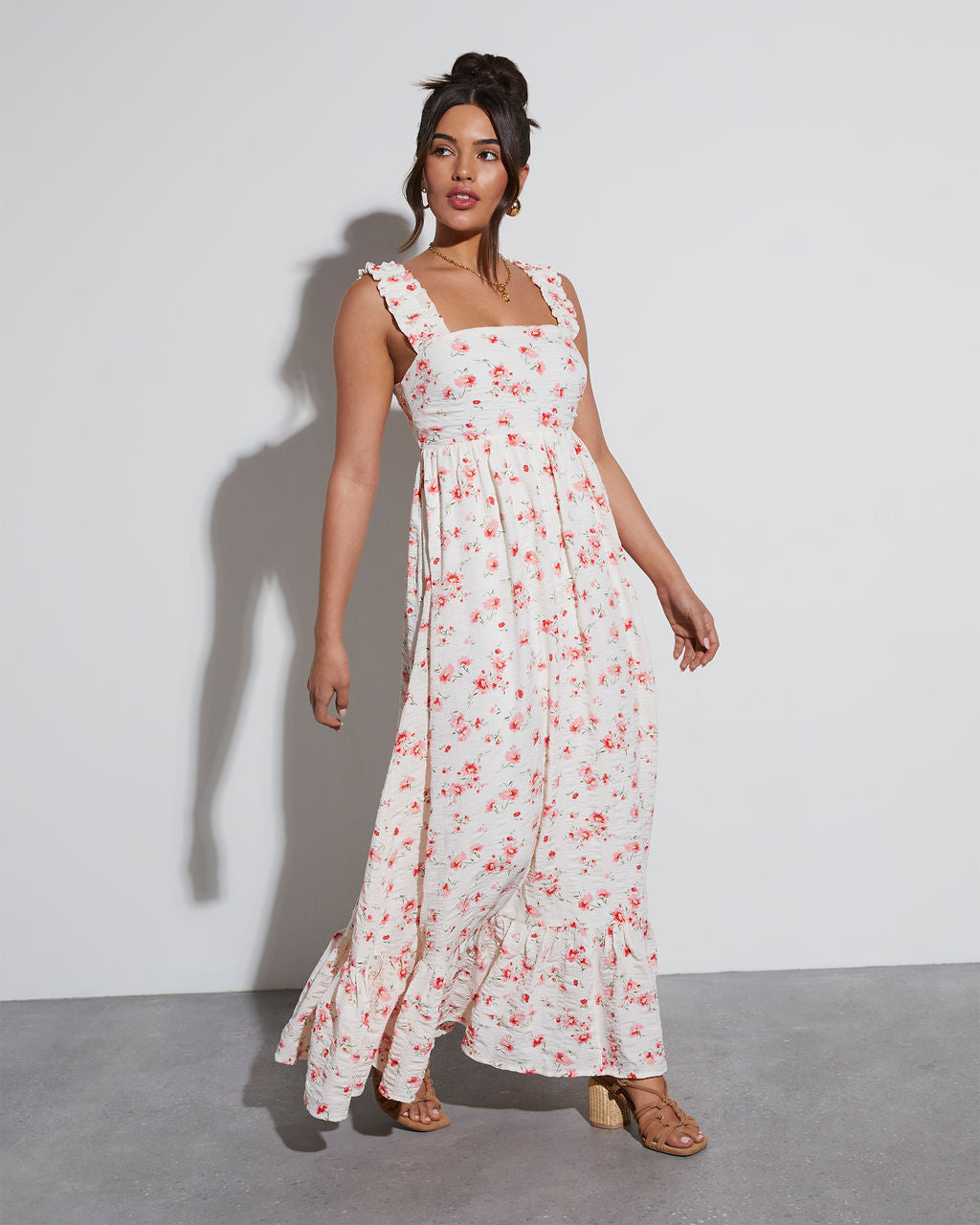 Cottagecore Floral Maxi Dress – VICI Cottagecore Floral Maxi Dress – VICI