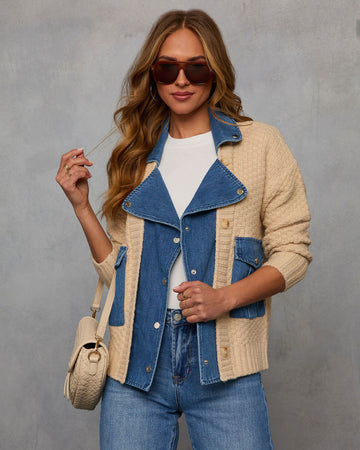 Play It Cool Twofer Moto Jacket