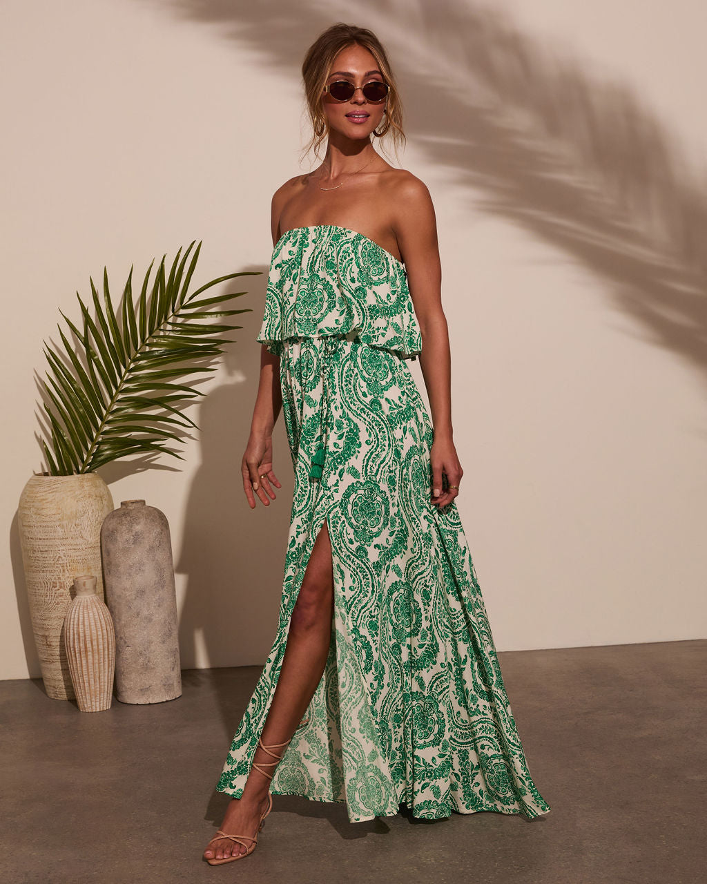 Elsa Paisley Maxi Dress – VICI