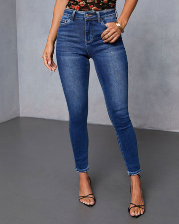 Perry Super Stretch High Rise Skinny Jeans