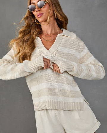 Kennet Striped Pullover Sweater