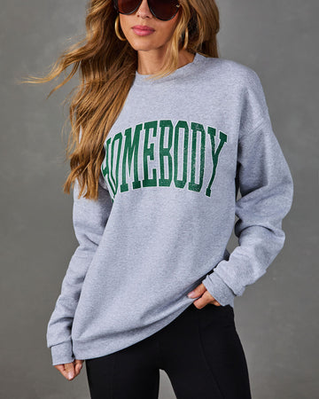 Homebody Muse Fleece Graphic Sweatshirt