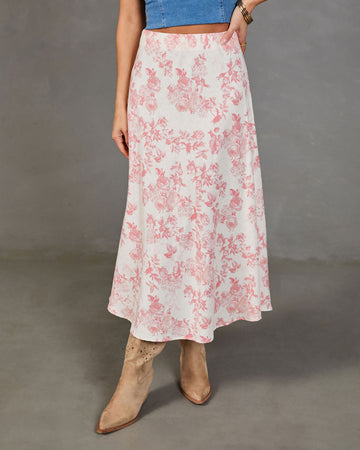 Daywear Darling Floral Midi Skirt
